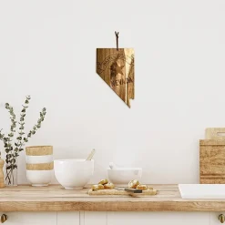Totally Bamboo Origins State Shaped Serving and Cutting Board