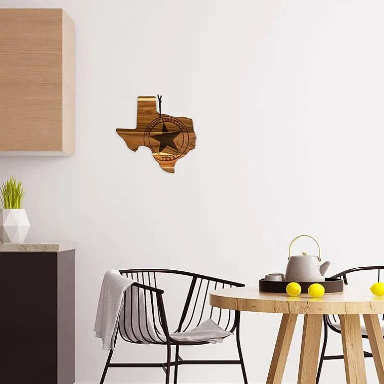 Totally Bamboo Origins State Shaped Serving and Cutting Board