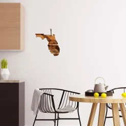 Totally Bamboo Origins State Shaped Serving and Cutting Board