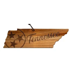 Totally Bamboo Origins State Shaped Serving and Cutting Board