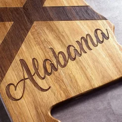 Totally Bamboo Origins State Shaped Serving and Cutting Board