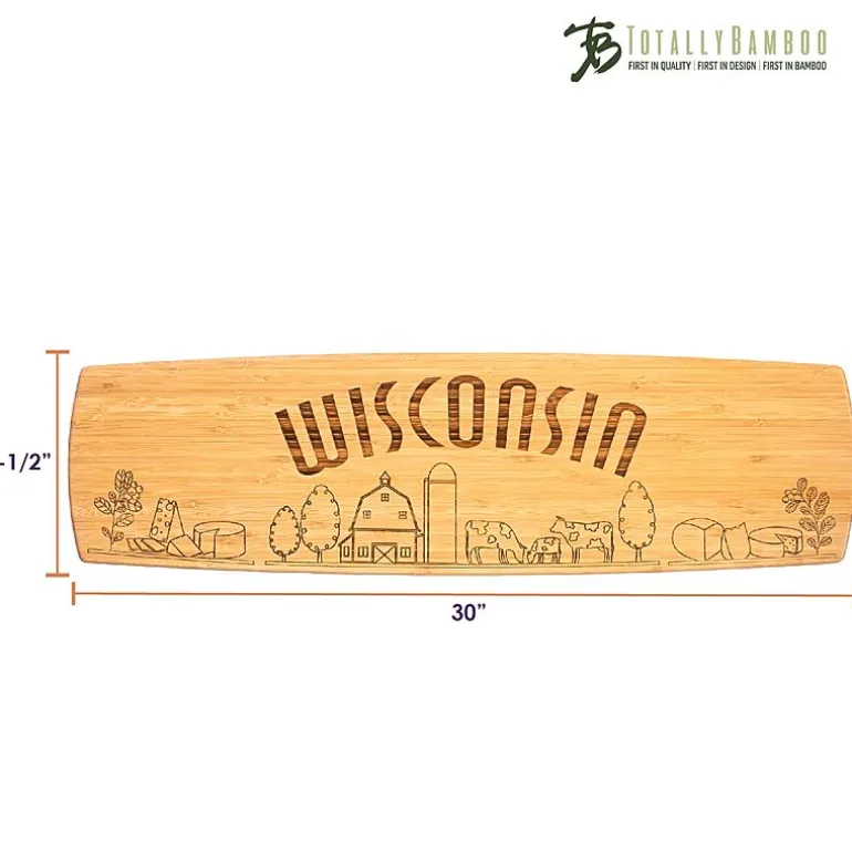 Totally Bamboo State Cutting and Charcuterie Board