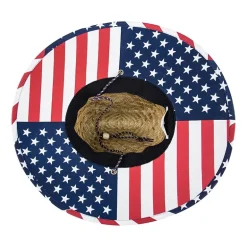 Totes Lifeguard Americana Straw Mens Safari Hat