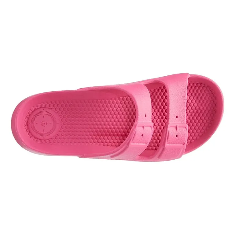 Totes Little & Big Kid Unisex Molded Double Buckle Slide Sandals