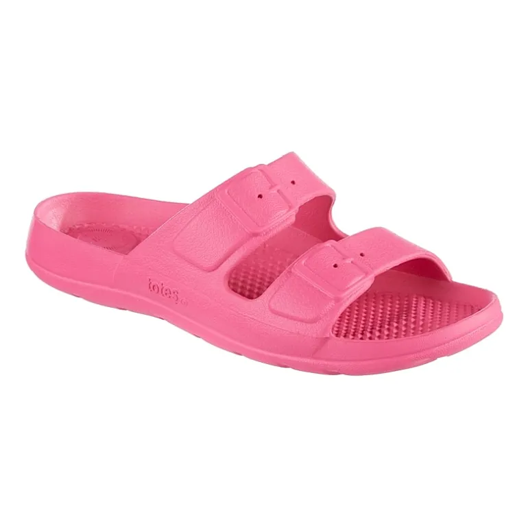 Totes Little & Big Kid Unisex Molded Double Buckle Slide Sandals
