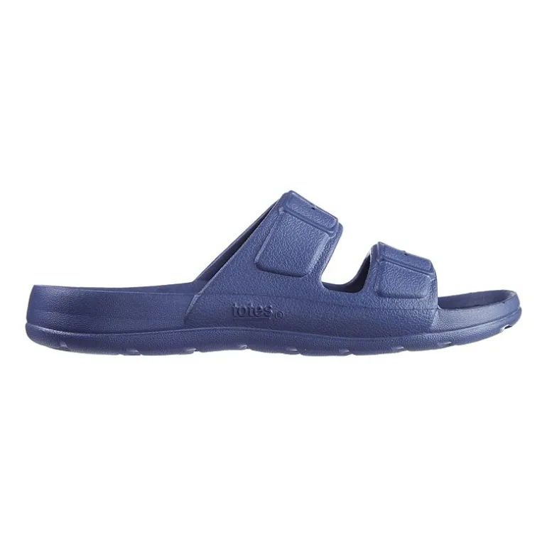 Totes Little & Big Kid Unisex Molded Double Buckle Slide Sandals