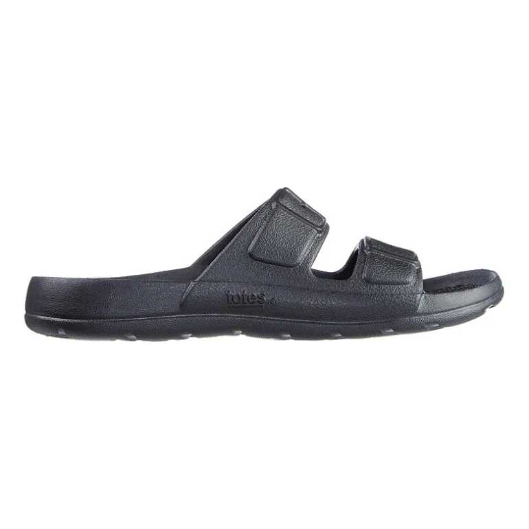 Totes Little & Big Kid Unisex Molded Double Buckle Slide Sandals