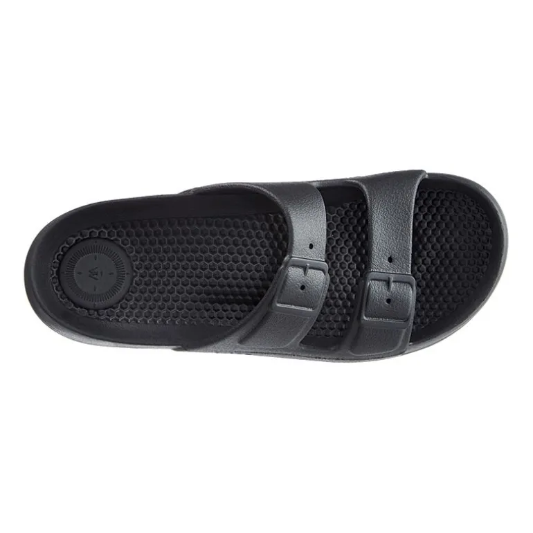 Totes Little & Big Kid Unisex Molded Double Buckle Slide Sandals