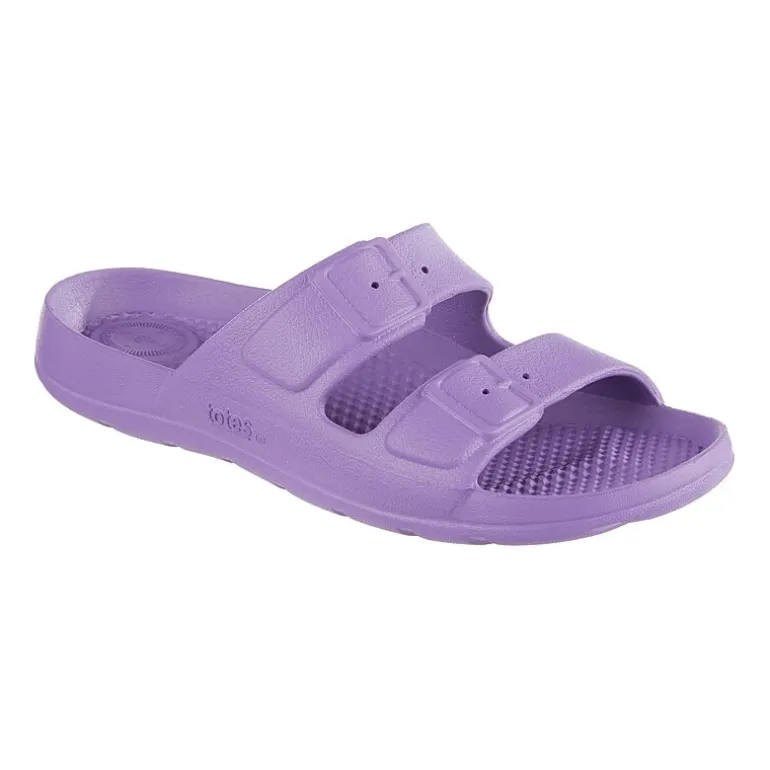Totes Little & Big Kid Unisex Molded Double Buckle Slide Sandals