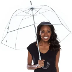 totes® Signature Clear Bubble Umbrella