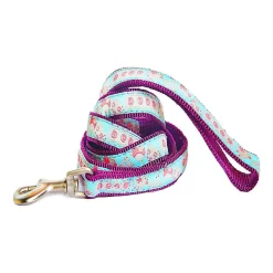 Touchdog Avery Patterned' Tough Stitched Embroidered Collar Dog Leash