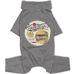 Touchdog Onesie Lightweight Breathable Printed Full Body Pet Dog T-Shirt Pajamas