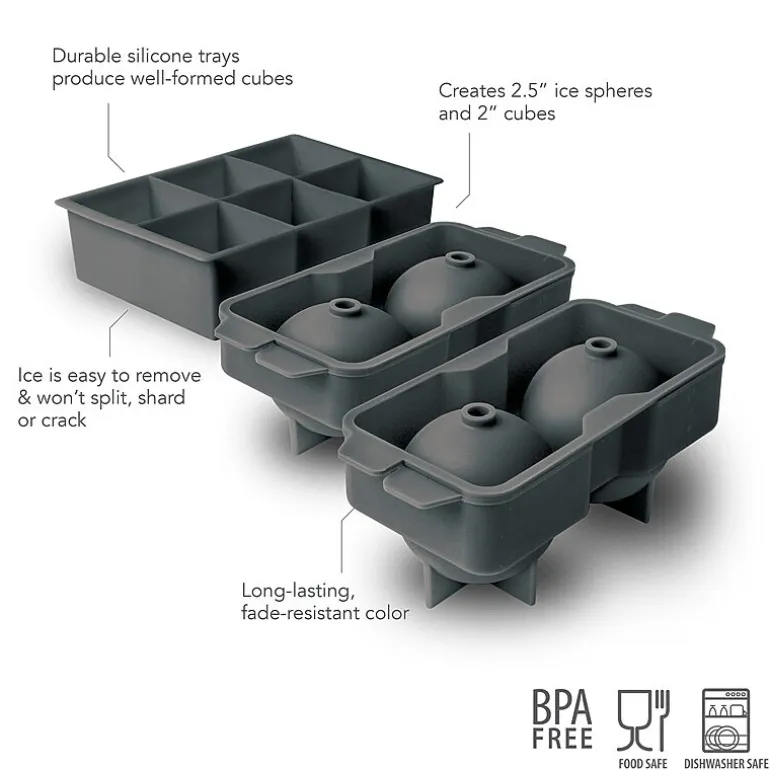 Tovolo Jumbo Sphere 3-pc. Ice Mold