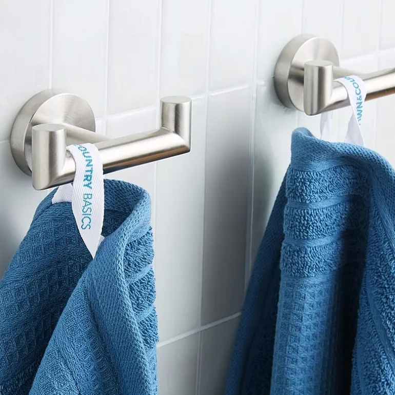 Town And Country Small Waffle Woven Terry Stripe 4-pc. Quick Dry Bath Towel Set