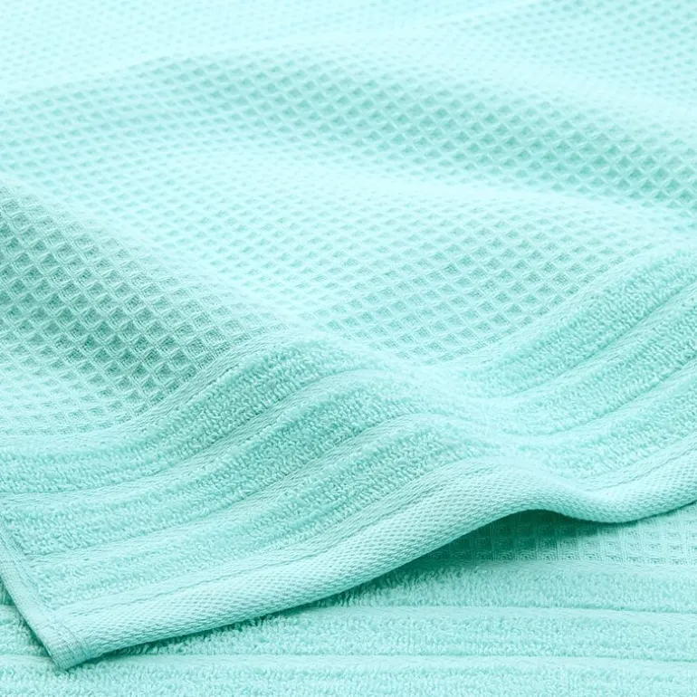 Town And Country Small Waffle Woven Terry Stripe 4-pc. Quick Dry Bath Towel Set