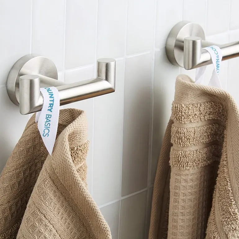 Town And Country Small Waffle Woven Terry Stripe 4-pc. Quick Dry Bath Towel Set