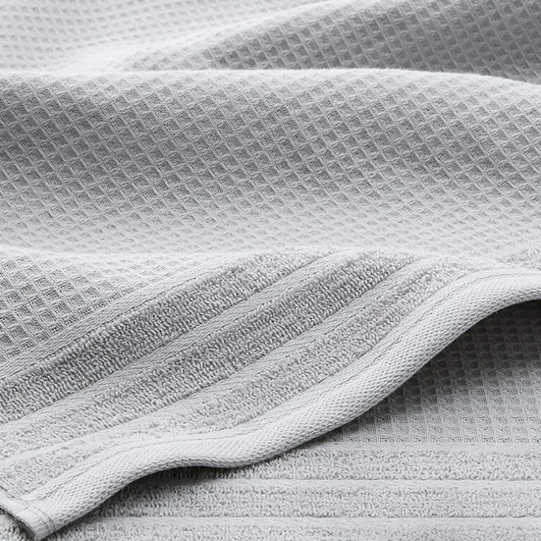 Town And Country Small Waffle Woven Terry Stripe 4-pc. Quick Dry Bath Towel Set