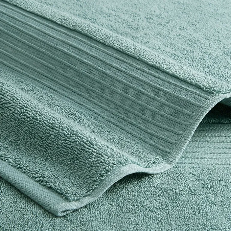 Town And Country Solid Dobby Border 4-pc. Quick Dry Bath Towel Set