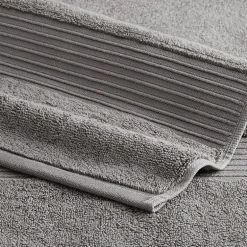 Town And Country Solid Dobby Border 4-pc. Quick Dry Bath Towel Set