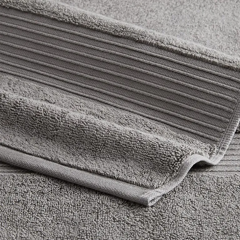 Town And Country Solid Dobby Border 4-pc. Quick Dry Bath Towel Set