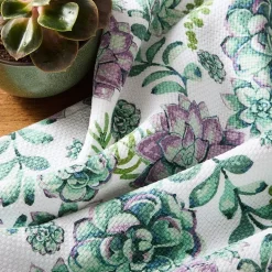 Town And Country Succulents 3-pc. Kitchen Towel Set