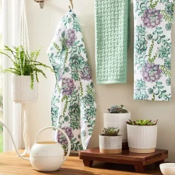 Town And Country Succulents 3-pc. Kitchen Towel Set