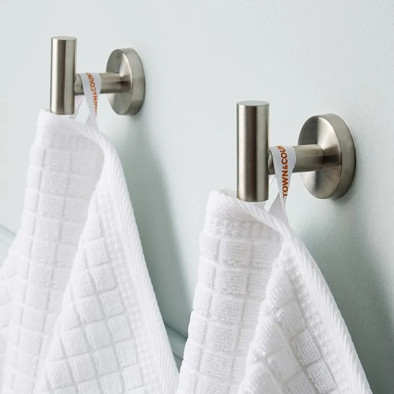 Town And Country Windowpane Textured 4-pc. Quick Dry Bath Towel Set