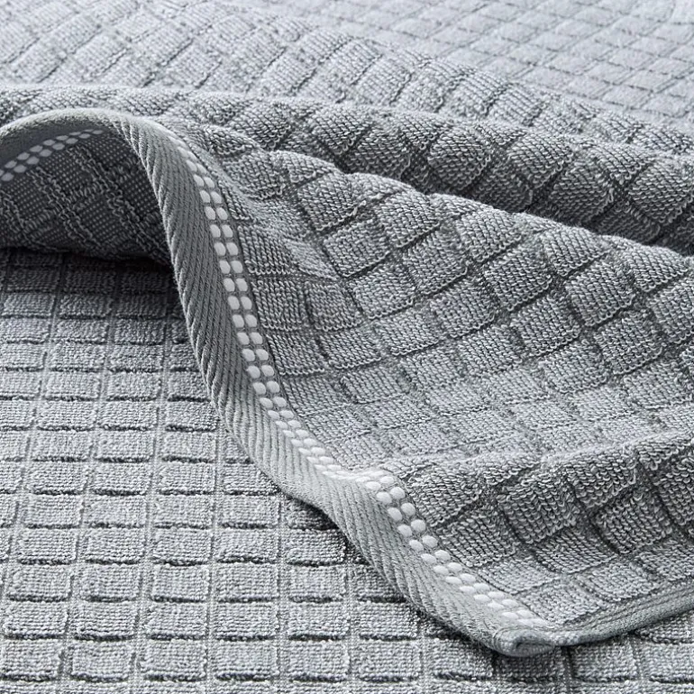 Town And Country Windowpane Textured 4-pc. Quick Dry Bath Towel Set