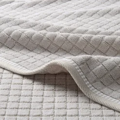 Town And Country Windowpane Textured 4-pc. Quick Dry Bath Towel Set