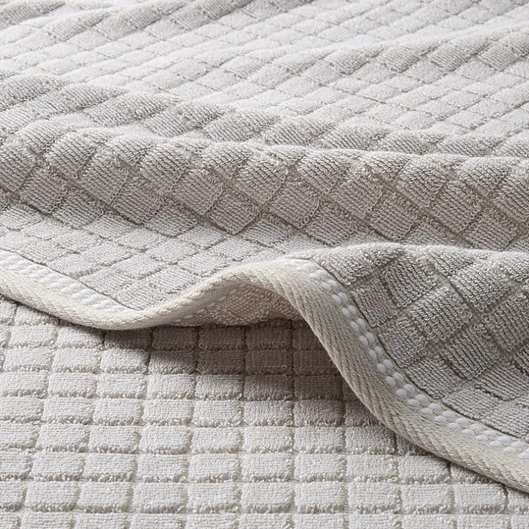 Town And Country Windowpane Textured 4-pc. Quick Dry Bath Towel Set