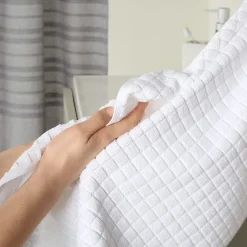 Town And Country Windowpane Textured 4-pc. Quick Dry Bath Towel Set