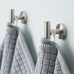 Town And Country Windowpane Textured 4-pc. Quick Dry Bath Towel Set