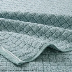 Town And Country Windowpane Textured 4-pc. Quick Dry Bath Towel Set