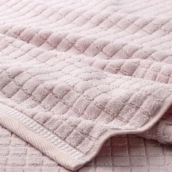 Town And Country Windowpane Textured 4-pc. Quick Dry Bath Towel Set