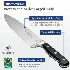 Tramontina Essential 3-pc. Knife Set