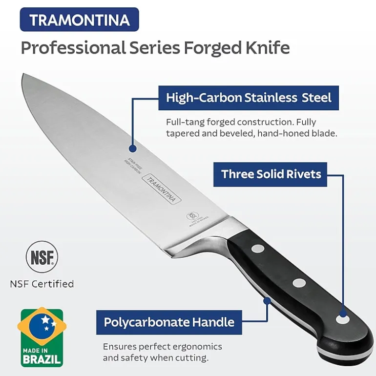Tramontina Essential 3-pc. Knife Set