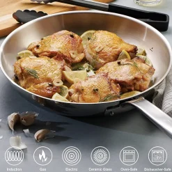Tramontina Tempo Tri-Ply Stainless Steel 14-pc. Cookware Set