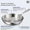 Tramontina Tempo Tri-Ply Stainless Steel 10-pc. Cookware Set