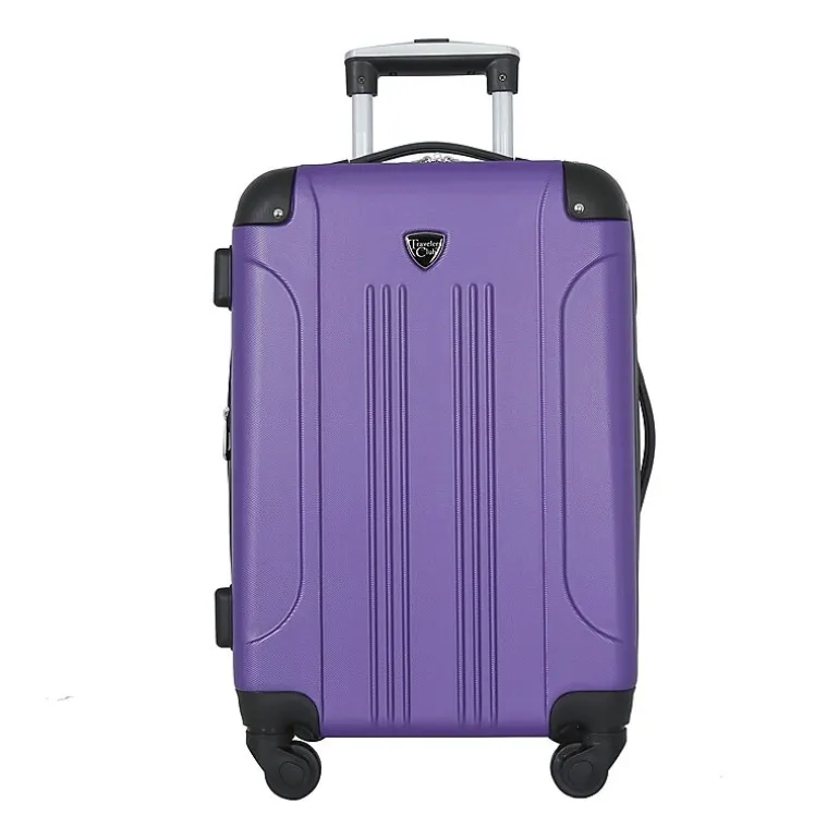Travelers Club Chicago 20 Inch Hardside Expandable Lightweight Carry-On Spinner Luggage
