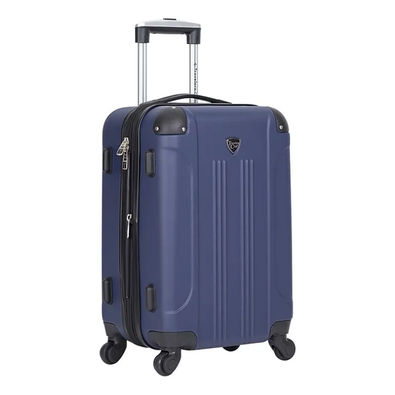 Travelers Club Chicago 20 Inch Hardside Expandable Lightweight Carry-On Spinner Luggage