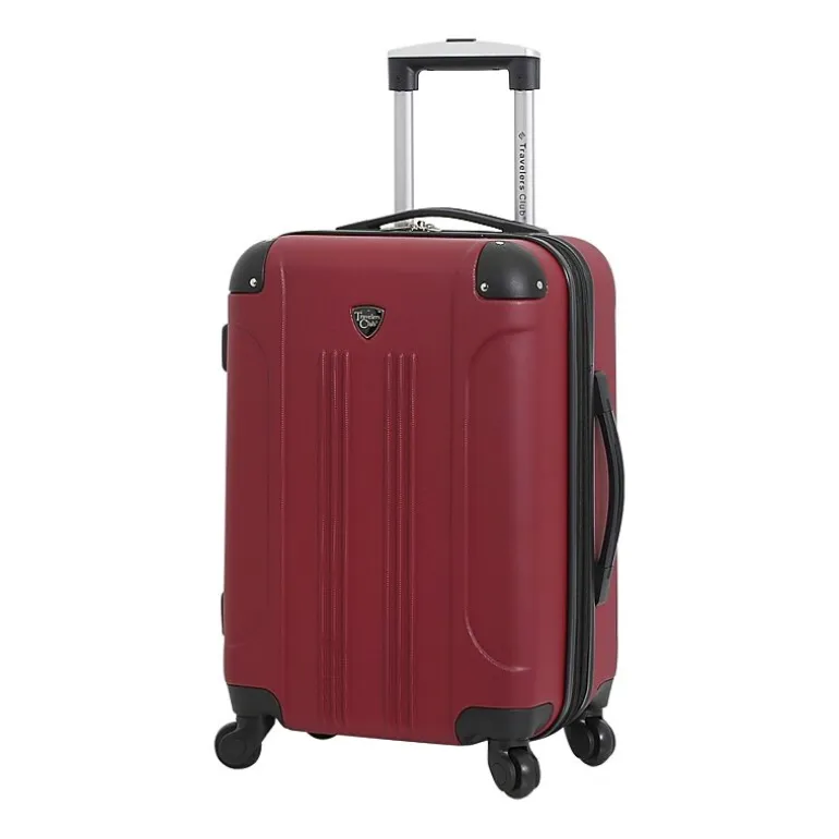 Travelers Club Chicago 20 Inch Hardside Expandable Lightweight Carry-On Spinner Luggage