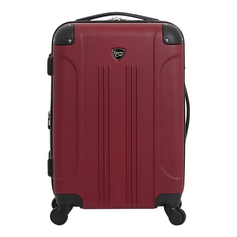 Travelers Club Chicago 20 Inch Hardside Expandable Lightweight Carry-On Spinner Luggage