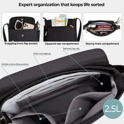 Travelon Anti-theft Classic Mini Shoulder Bag