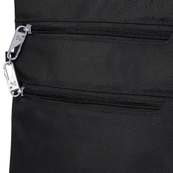 Travelon Anti-Theft Classic Slim Double Zip Crossbody Bag