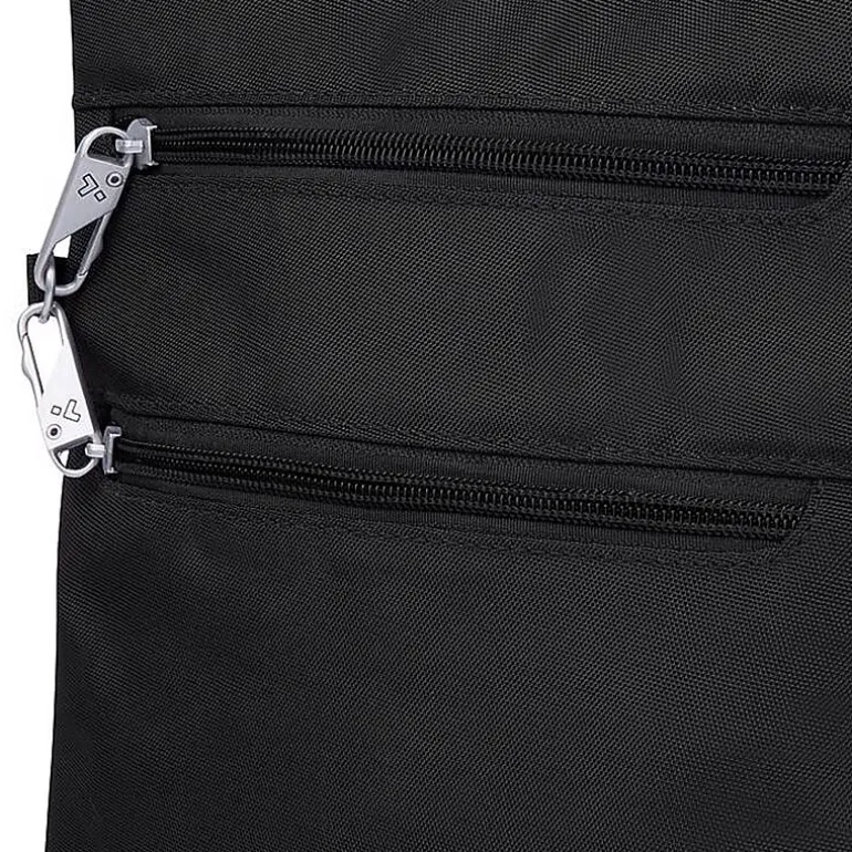 Travelon Anti-Theft Classic Slim Double Zip Crossbody Bag