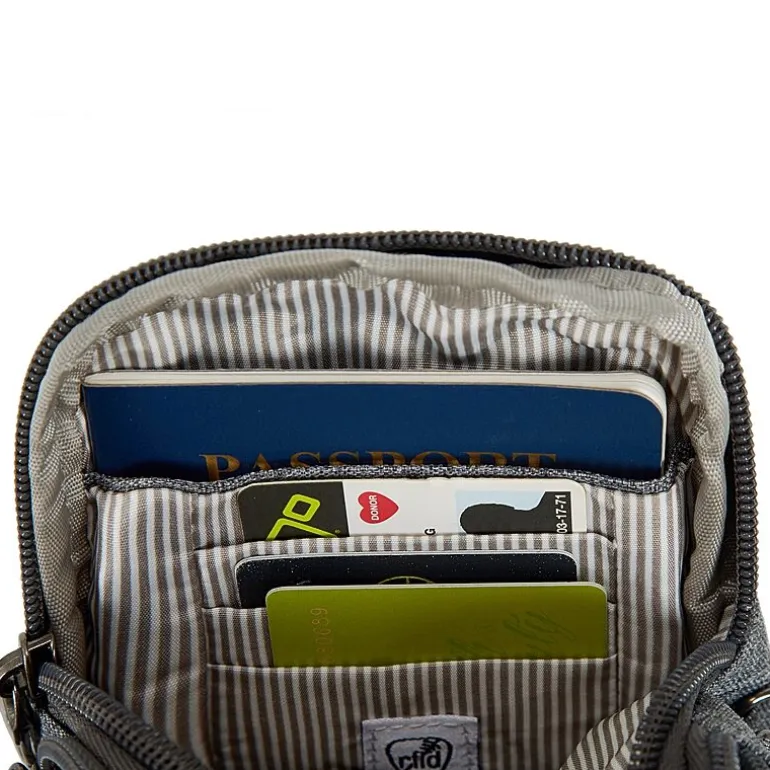 Travelon Boho Anti-Theft 2 Compartment Phone Crossbody
