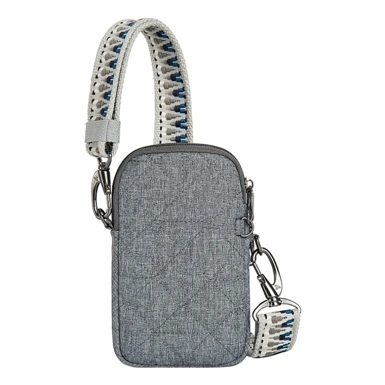 Travelon Boho Anti-Theft 2 Compartment Phone Crossbody