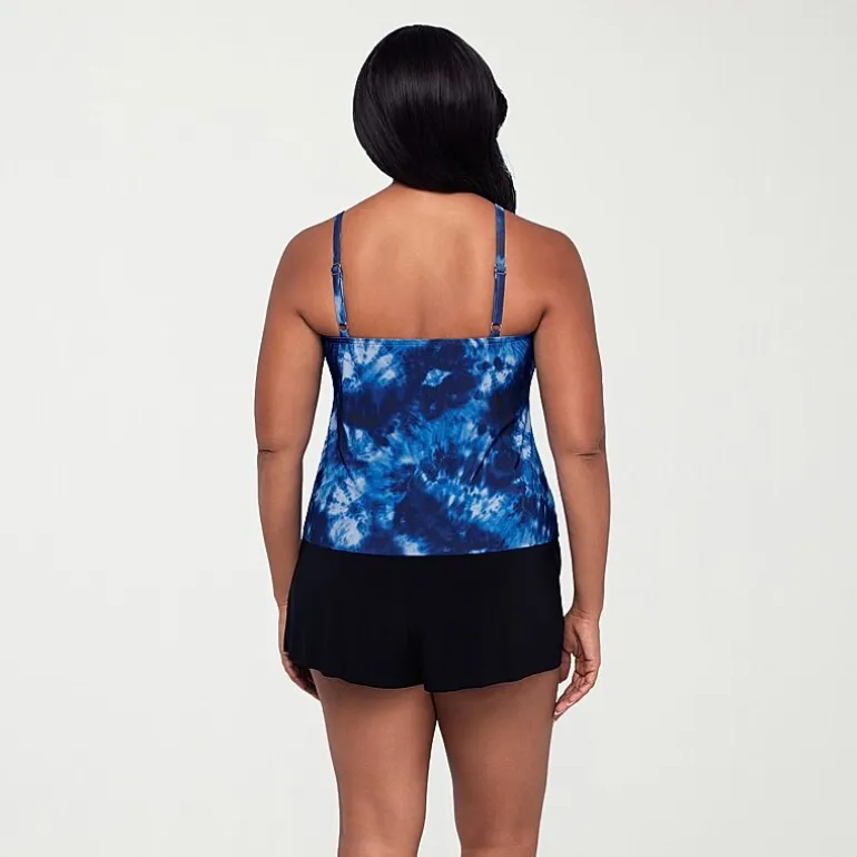 Trimshaper Womens Americana Swim Romper