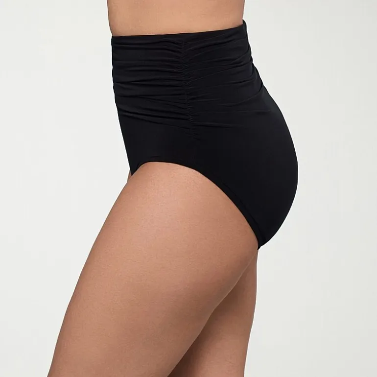 Trimshaper Womens Comfort Waistband Full Coverage High Waist Bikini Swimsuit Bottom