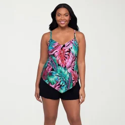Trimshaper Womens Swim Romper